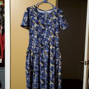 Lularoe Amelia Multi-Color Dress